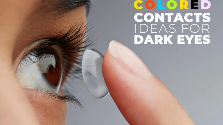 Colored Contacts Ideas for Dark Eyes